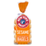 New York Bakery Sesame Bagels 5 Pack