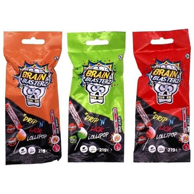 Brain Blasterz Drip 'N' Lick 18g - Assorted