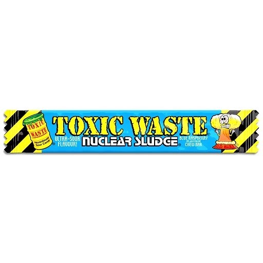 Toxic Waste Blue Raspberry Chew Bar 20g | American & British Candy ...