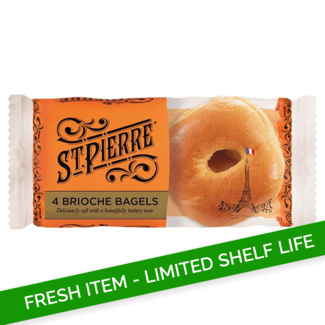 St Pierre St Pierre Brioche Bagels 4pk