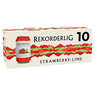 Rekorderlig Rekorderlig Strawberry Lime Cider 10x330ml