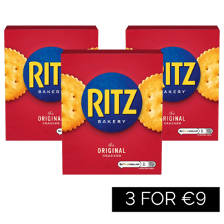 Ritz Ritz 3 FOR €9 - Ritz Crackers 200g