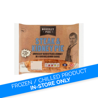 Mogerley Pies Mogerley Pies Steak & Kidney Pie 190g