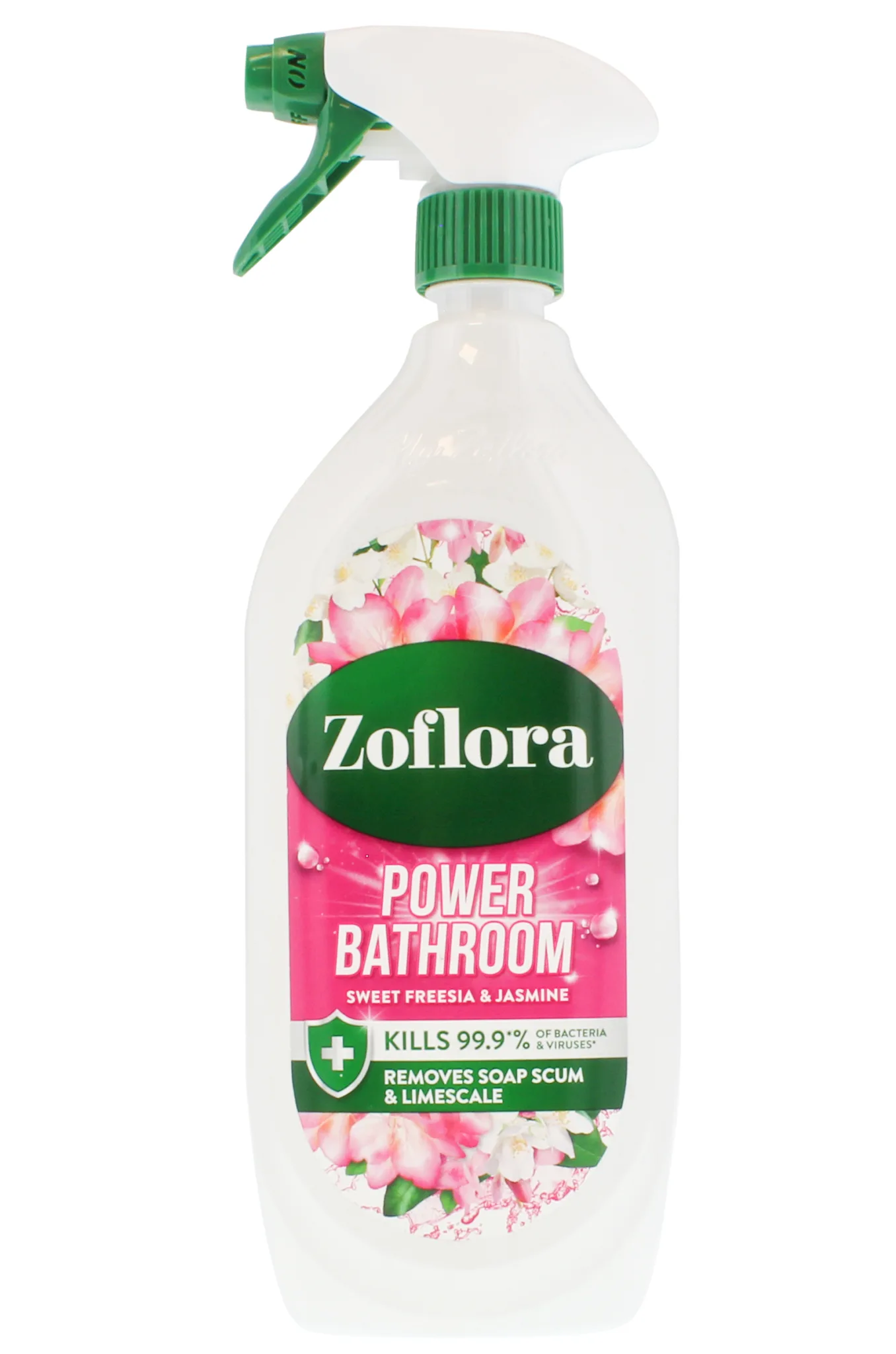 Zoflora Power Bathroom Cleaner Freesia & Jasmine 800ml Kellys Expat