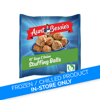 Aunt Bessies Aunt Bessie's Sage & Onion Stuffing Balls 260g