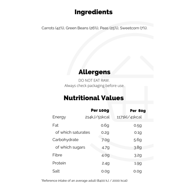 Mixed Vegetables 725g