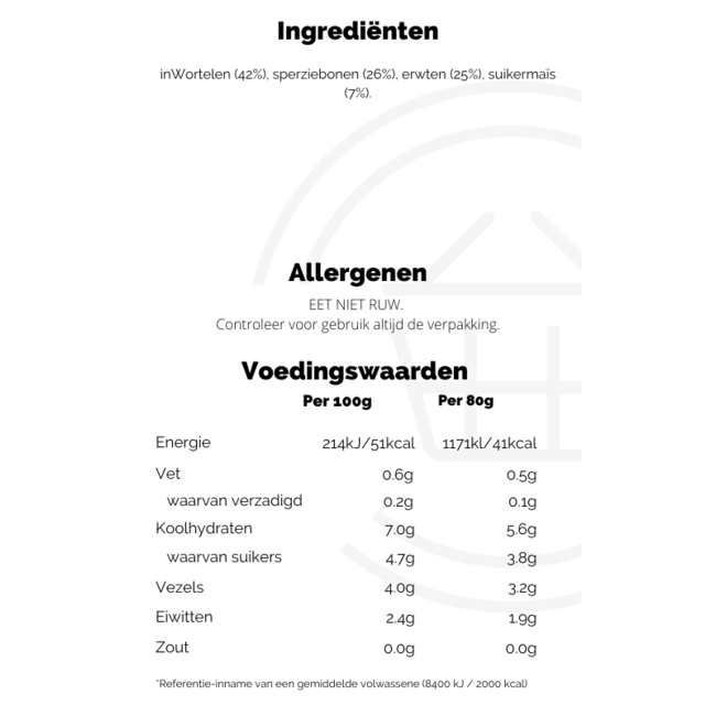 Mixed Vegetables 725g