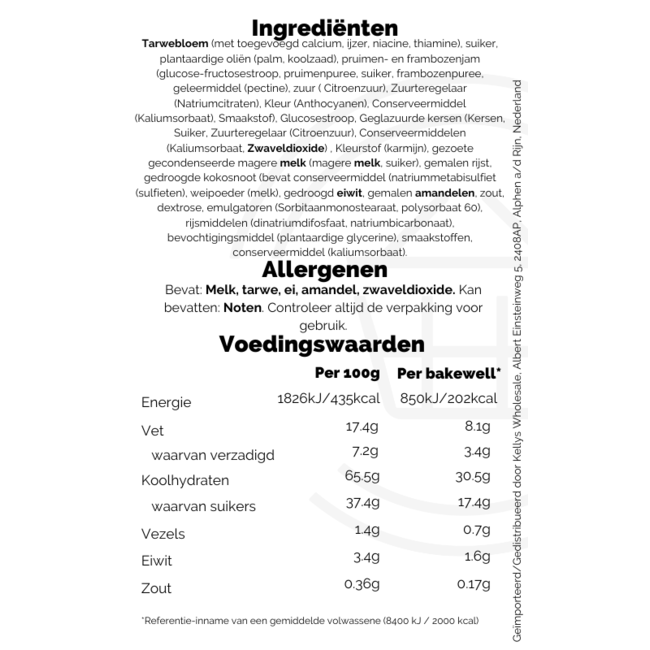 Mr Kipling Cherry Bakewells 6pk