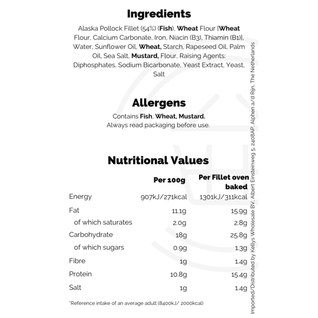 Young's Extra large Breaded Fish Fillets