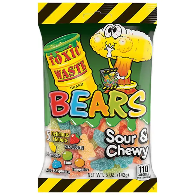 Toxic Waste Toxic Waste Sour Gummy Bears 142g