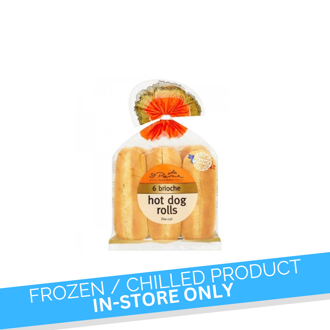 St Pierre Brioche Hot Dog Rolls 6pk Kellys Expat Shopping Kellys