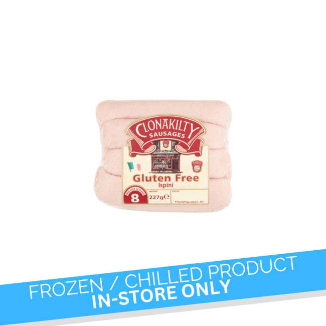 Clonakilty Gluten Free Pork Sausages 8pk