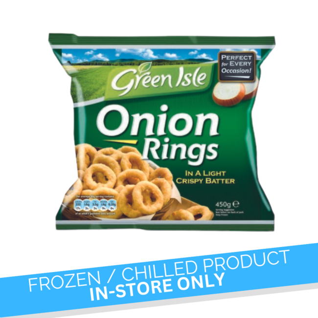 Green Isle Green Isle Onion Rings 450g