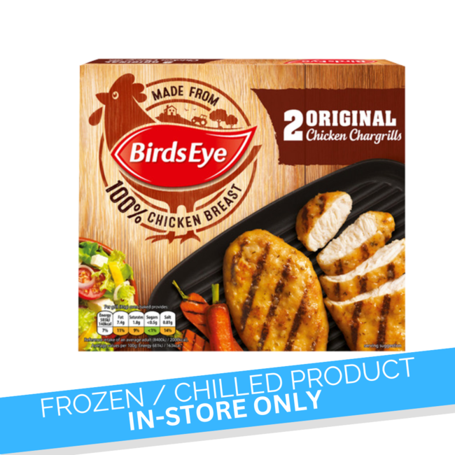 Birds Eye 2 Original Chicken Chargrills