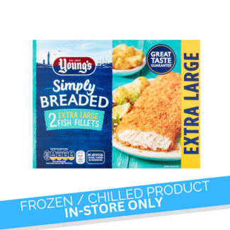 Young's Young's Extra large Breaded Fish Fillets