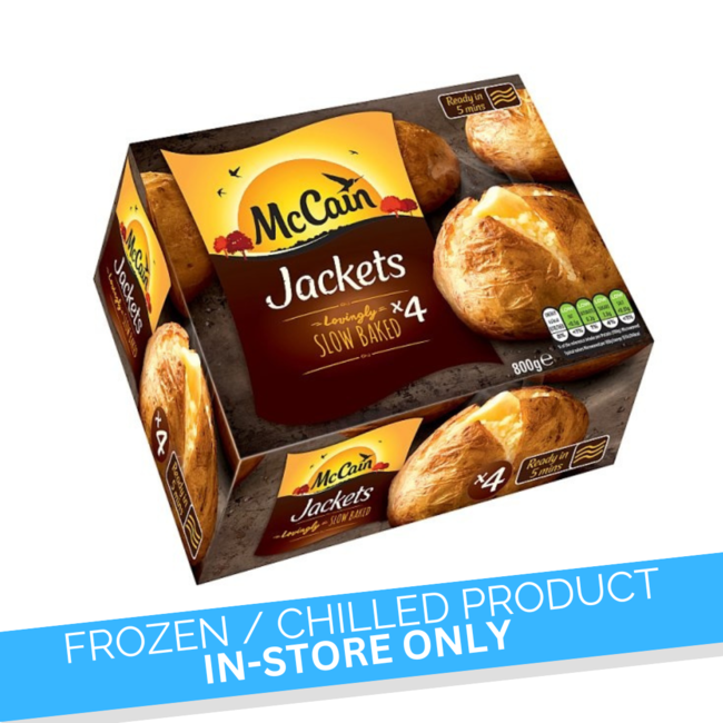 McCain Jackets (Baked Potatoes) 4pk