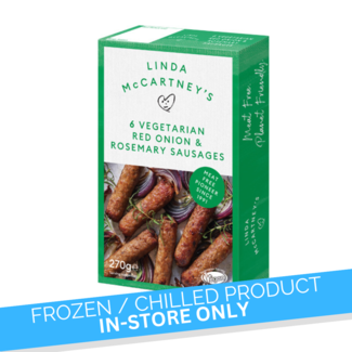 Linda McCartney Linda McCartney  6 Red Onion & Rosemary Sausage 300g