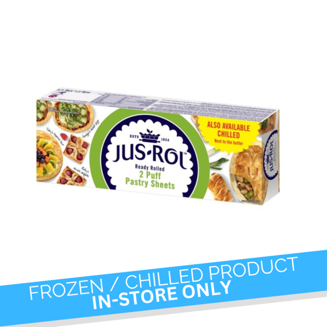Jus-Rol Puff Pastry Sheets 640g/2 sheets(Puff Pastry Dough)