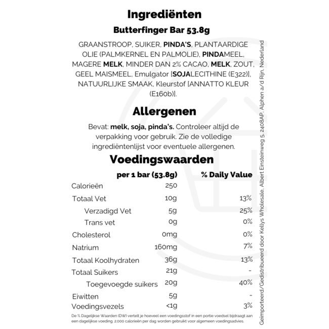 Butterfinger Bar 53.8g