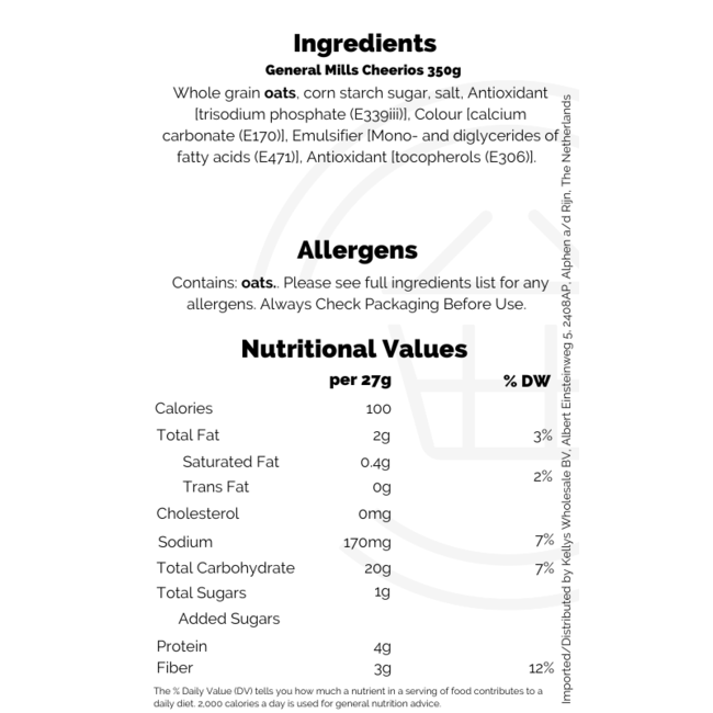 General Mills Cheerios 350g