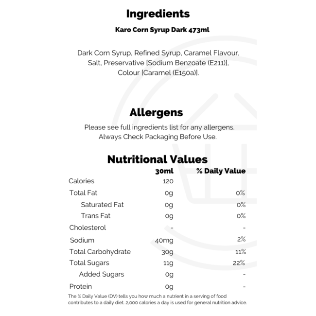 Karo Dark Corn Syrup 473ml
