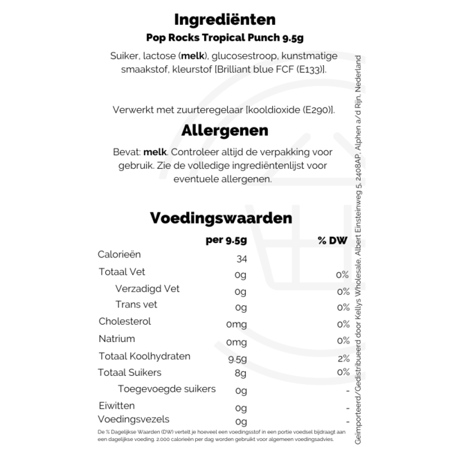 Pop Rocks Tropical Punch 9.5g – Süßigkeiten