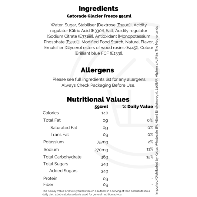 Gatorade Glacier Freeze 591ml