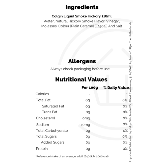 Colgin Liquid Smoke Hickory 118ml