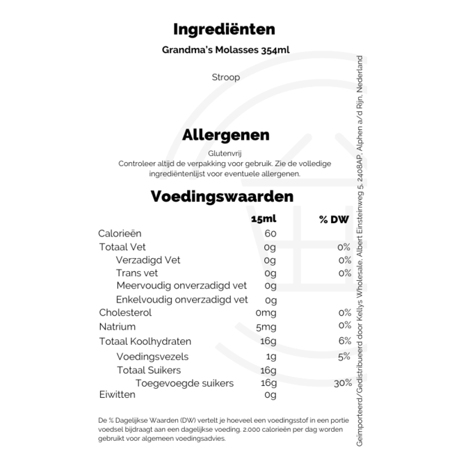 Grandma's Molasses 354ml