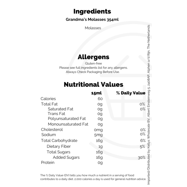 Grandma's Molasses 354ml