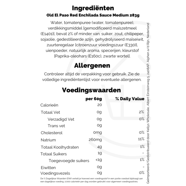 Old El Paso Red Enchilada Sauce Medium 283g (10oz)