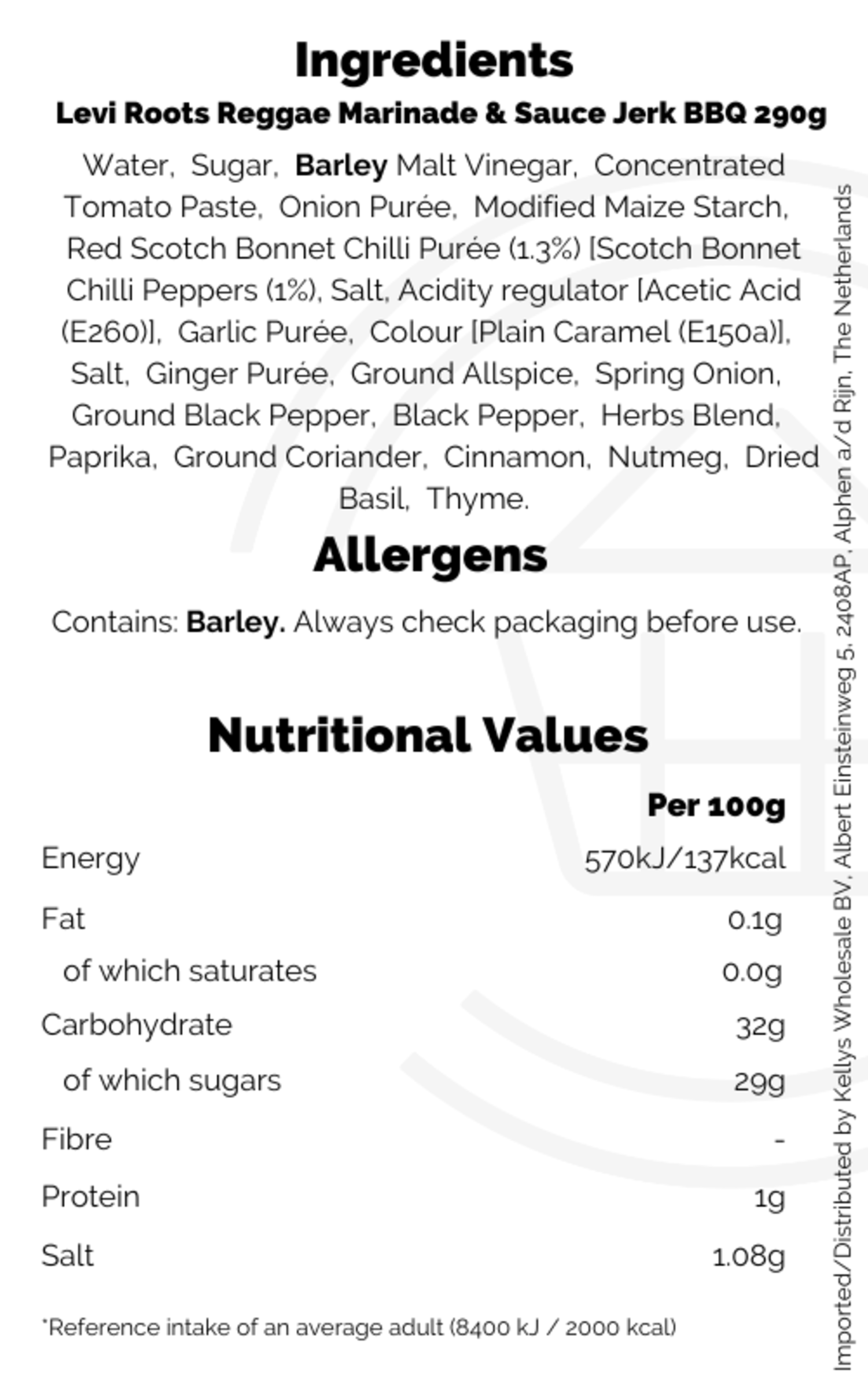 Reggae Reggae Marinade & Sauce Jerk BBQ Kelly's Expat Shopping