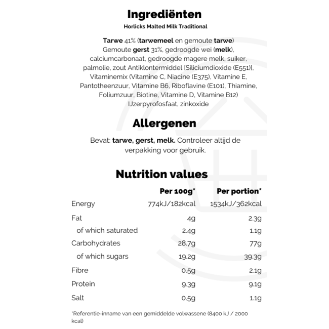 Horlicks Malted Milk Traditional 270g