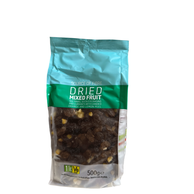 HomeBrand Dried Mixed Fruit 500g