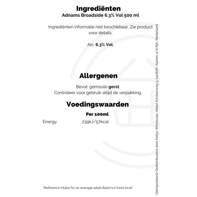 Adnams Broadside 500ml