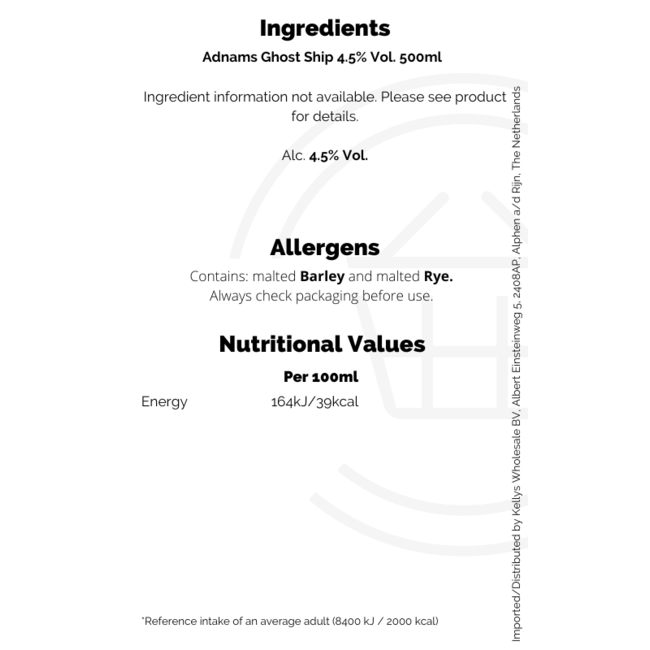 Adnams Ghost Ship 500ml