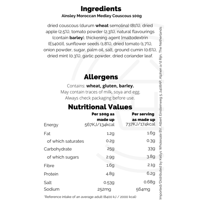 Ainsley Harriott Moroccan Medley Couscous 100g