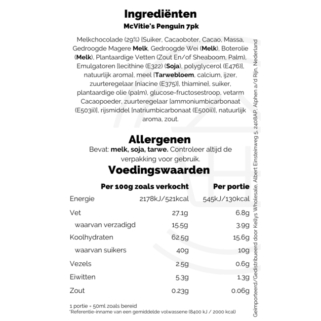 McVitie's Penguin 7pk