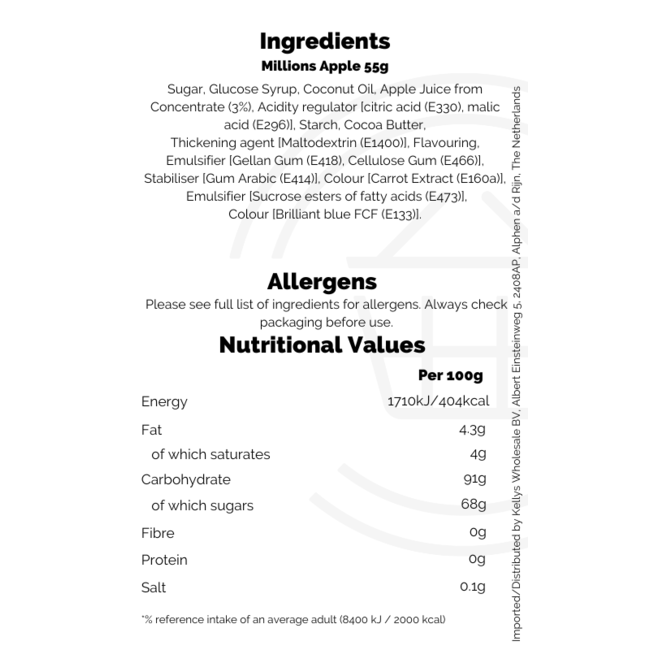 Millions Apple 55g