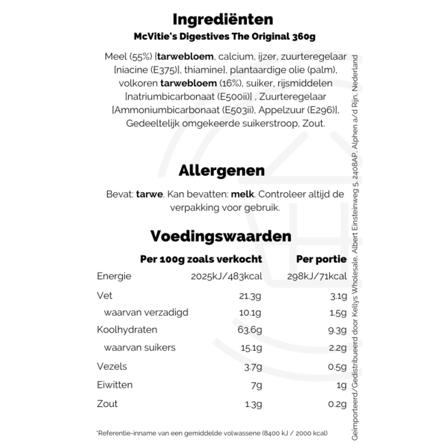 McVitie's Digestives The Original 360g – Kekse