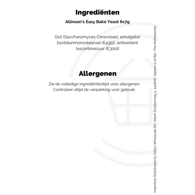 Allinson's Easy Bake Yeast 6pk
