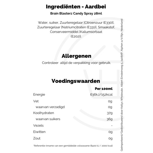 Brain Blasterz Candy Spray 28ml