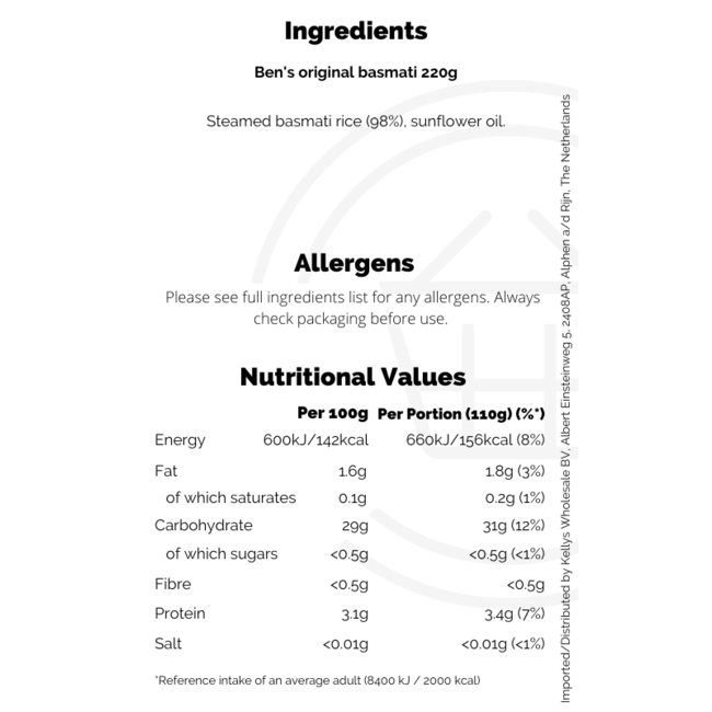 Ben's Original Basmati 220g