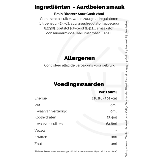 Brain Blasterz Sour Gunk 28ml