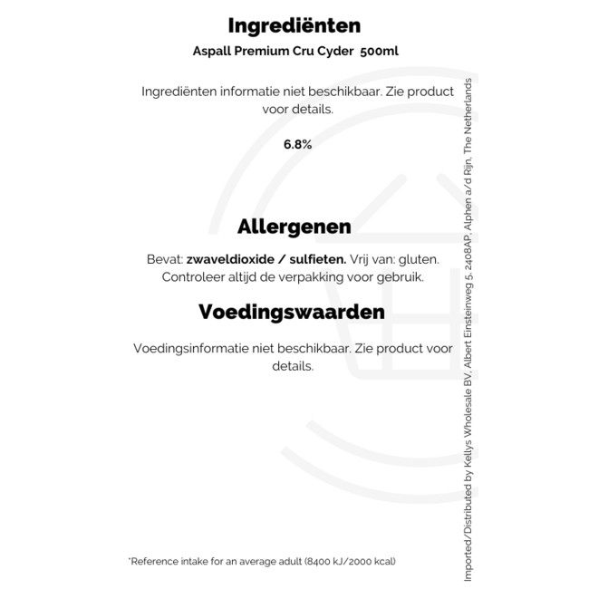 Aspall Premier Cru Cyder 500ml