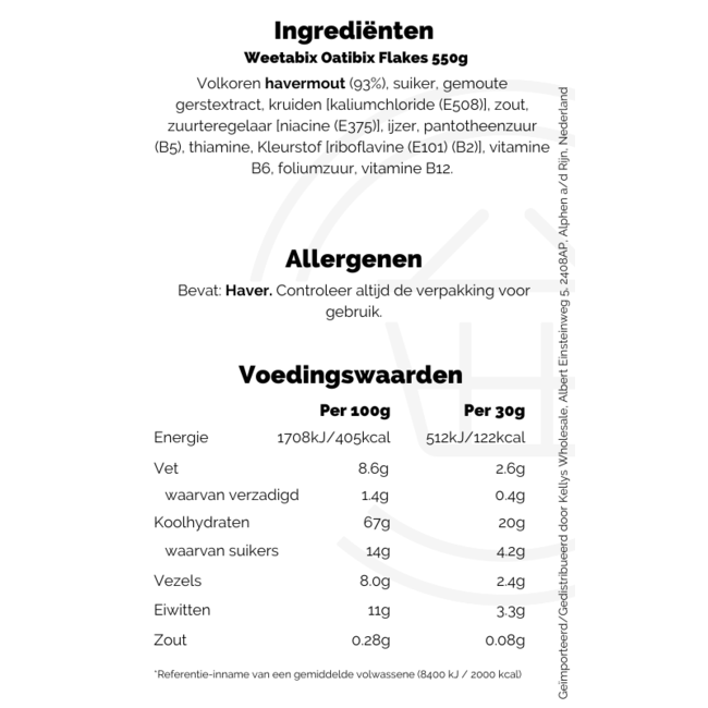Weetabix Oatibix Flakes 550g