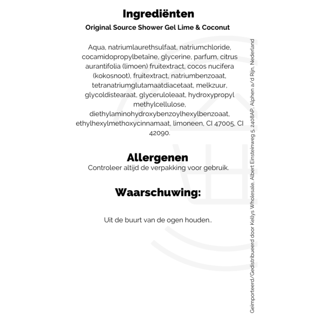 Original Source Shower Gel Lime & Coconut 250ml