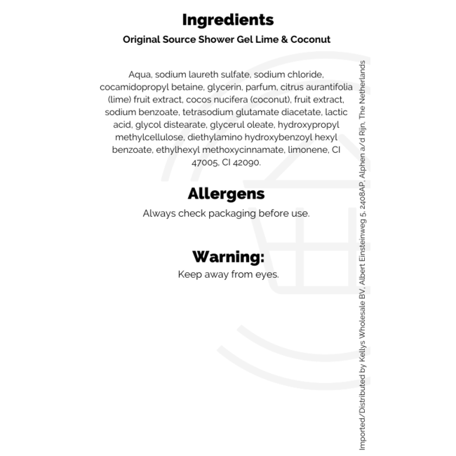 Original Source Shower Gel Lime & Coconut 250ml