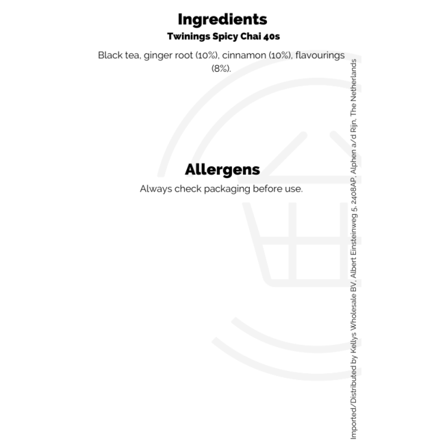 Twinings Spicy Chai 40s