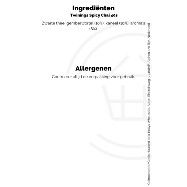 Twinings Spicy Chai 40s